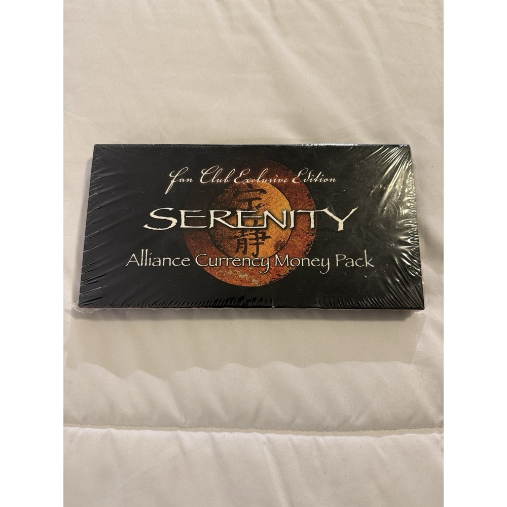 Firefly Serenity Alliance Currency Money Pack Fan Club Exclusive New Sealed QMX